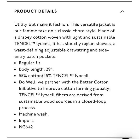 NWT Madewell Ashgrove Chore Jacket - Picture 6 of 6